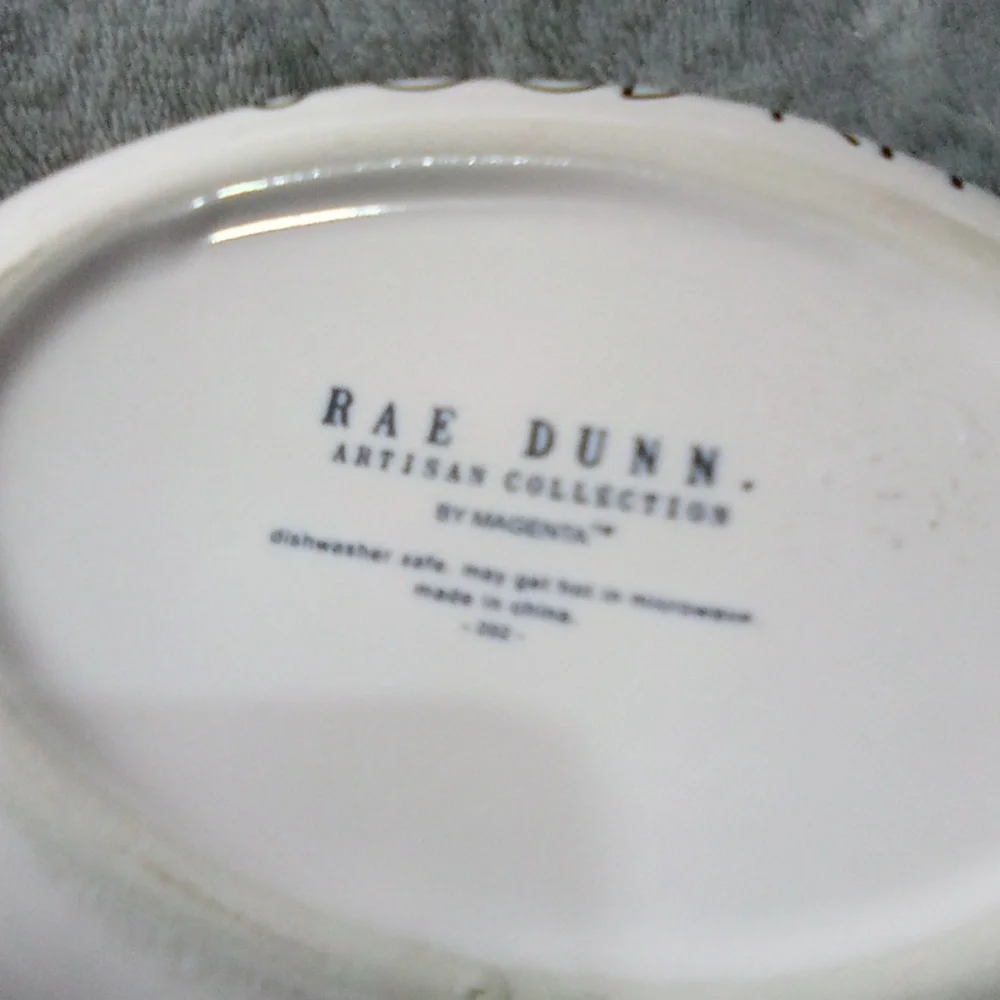 🐈 Rae Dunn Cat Bowl Artisan Collection Saying Good Kitty Pet Dish Pets Animals